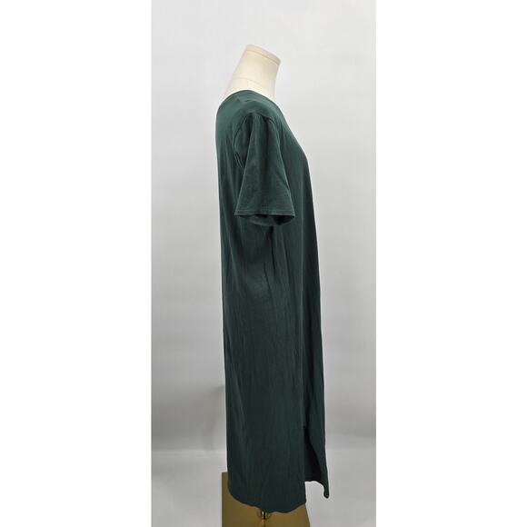 J.Crew Re-Imagined Maxi Tee Dress – Smoky Pine Green - Picture 2 of 7